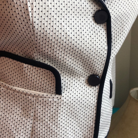 Women’s Bob Mackie Studio White Polkadot Blazer,18 - Picture 5 of 5